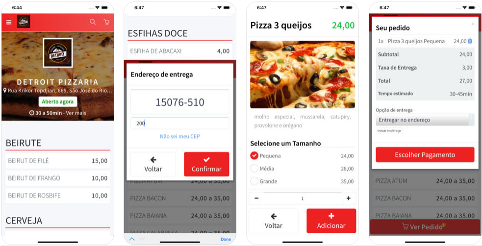 Sistema para Pizzarias Consumer
